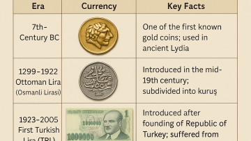 All About Turkish Currencies: From Ancient Coins to the Modern Lira