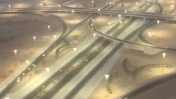 Aeroplane Take off from Istanbul Airport, Turkey and Landing at Jeddah Airport, Saudi Arabia